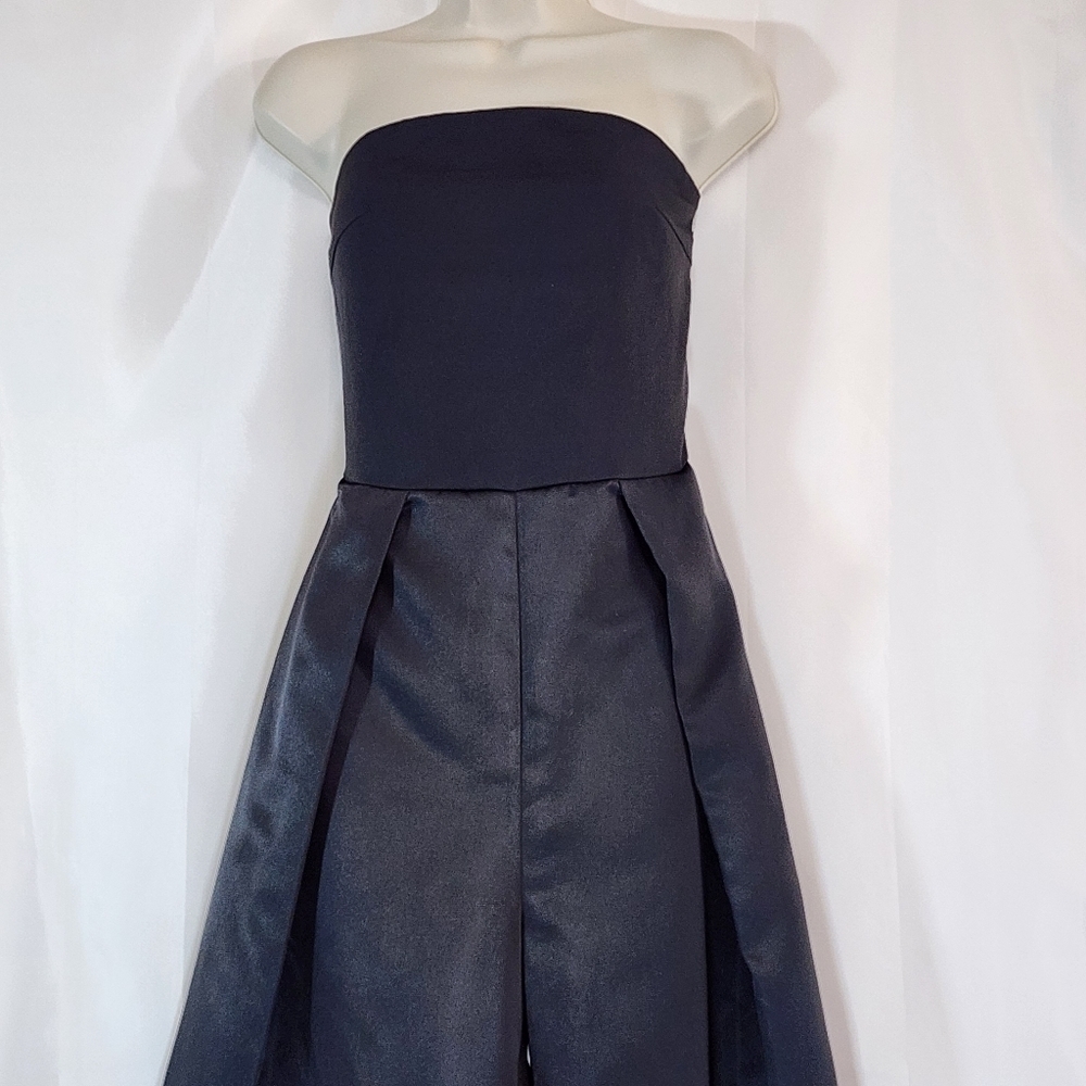 Ael Wide Leg Jumpsuit Original Custom Black Amyenjoylife Drape Trousers S. Lg - Picture 8 of 8